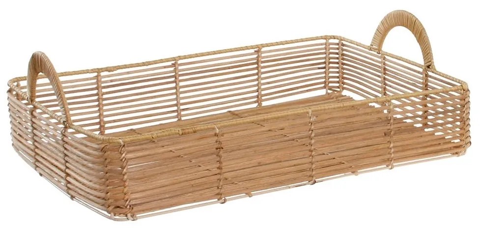 Tava Cottage din ratan, natur, 47x35 cm