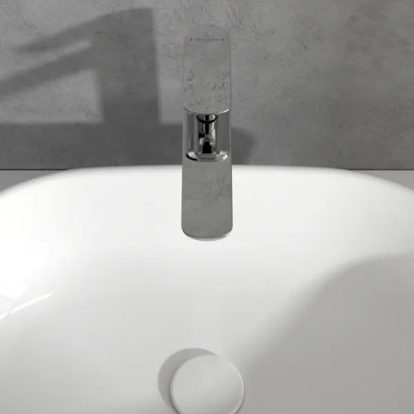 Villeroy & Boch TVW10410511061 - Baterie pentru lavoar O.NOVO 29,5 cm, crom lucios, cu evacuare inclusă