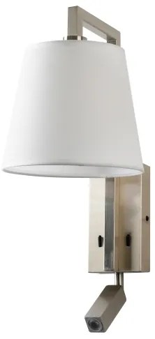 Lampă LED de perete Brilagi RAYA 1xE14/40W/230V + LED/3W alb/crom mat