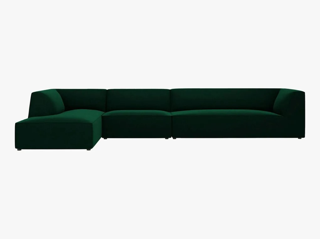 Coltar 5 locuri Ruby catifea L366 cm