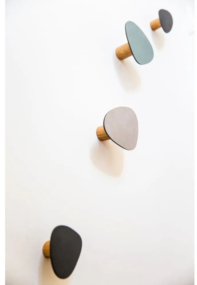 Cârlig verde prăfuit de montat pe perete din oțel Dot L Nupo – LIND DNA