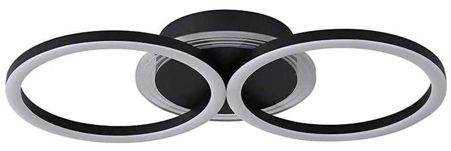 Searchlight 13651BK - Plafonieră LED dimabilă CONTOUR LED/24W/230V 3000K