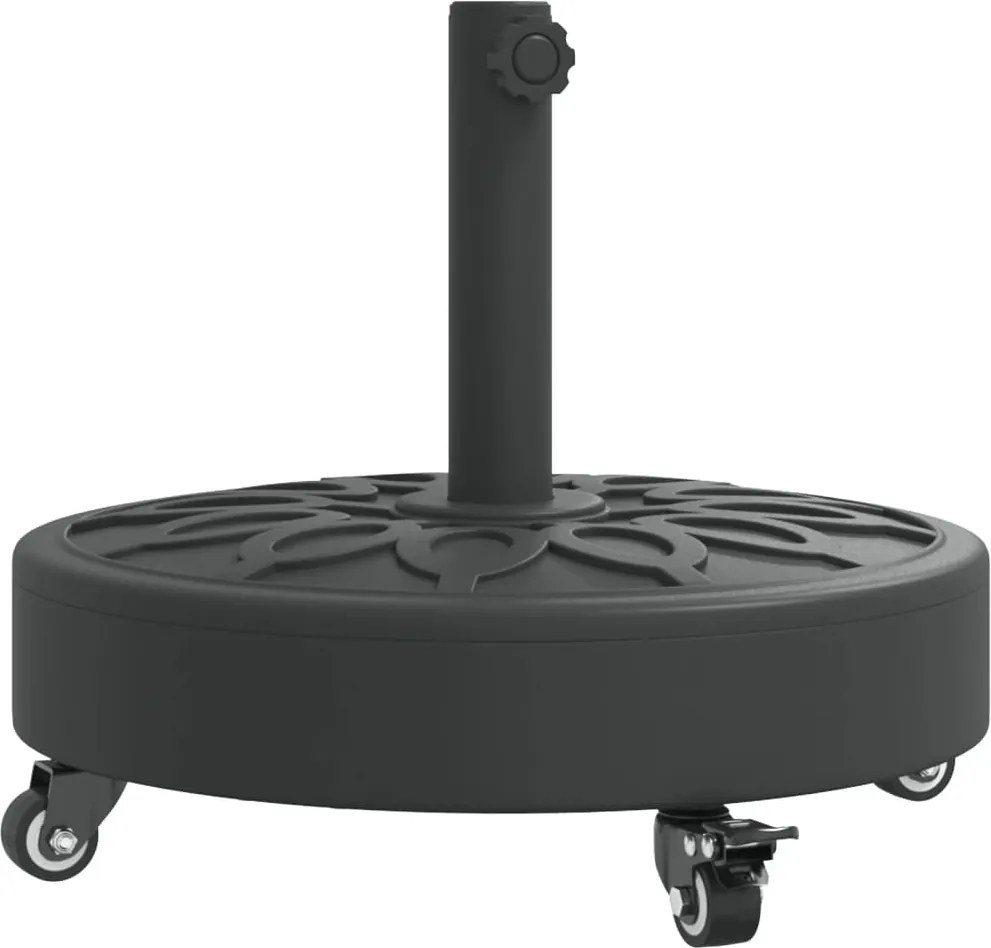 vidaXL Suport umbrelă pentru stâlpi Ø38 / 48 mm, 27 kg, rotund