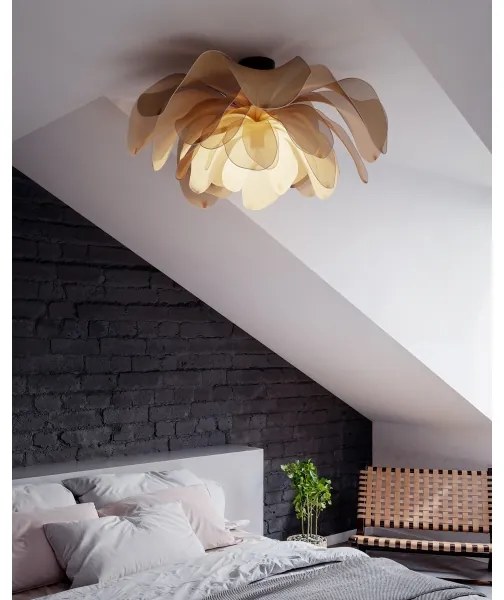 ByRydens 4202430-5507 - Plafonieră LOU LOU, 1xE27/8W/230V, bej