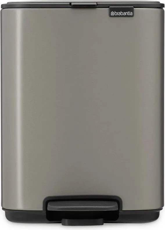 Coș de gunoi gri cu pedală din oțel 4 l Bo – Brabantia