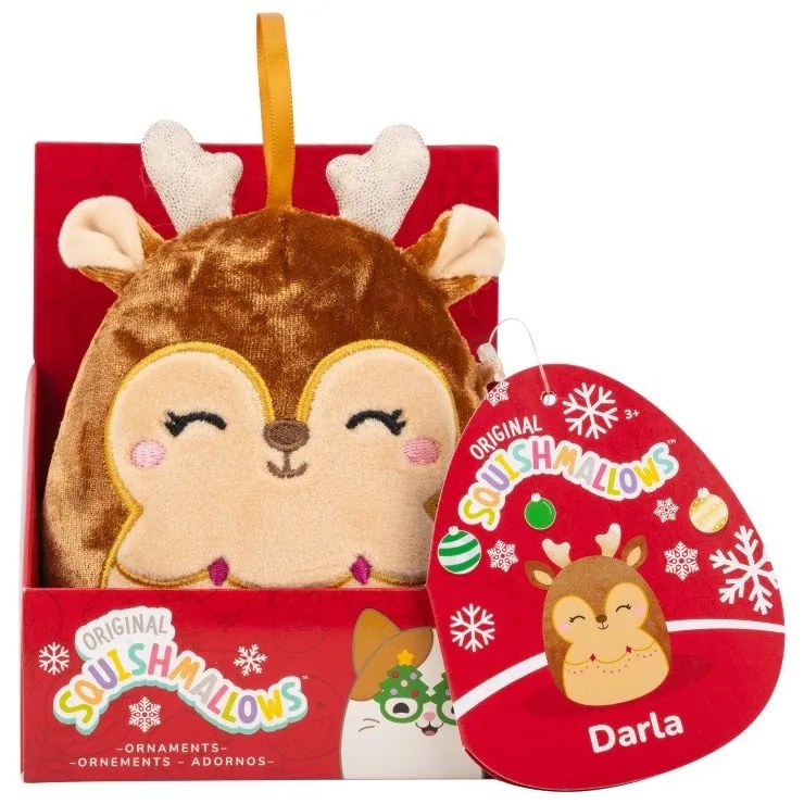 Ornament de Crăciun din material textil 10 cm Darla – SQUISHMALLOWS
