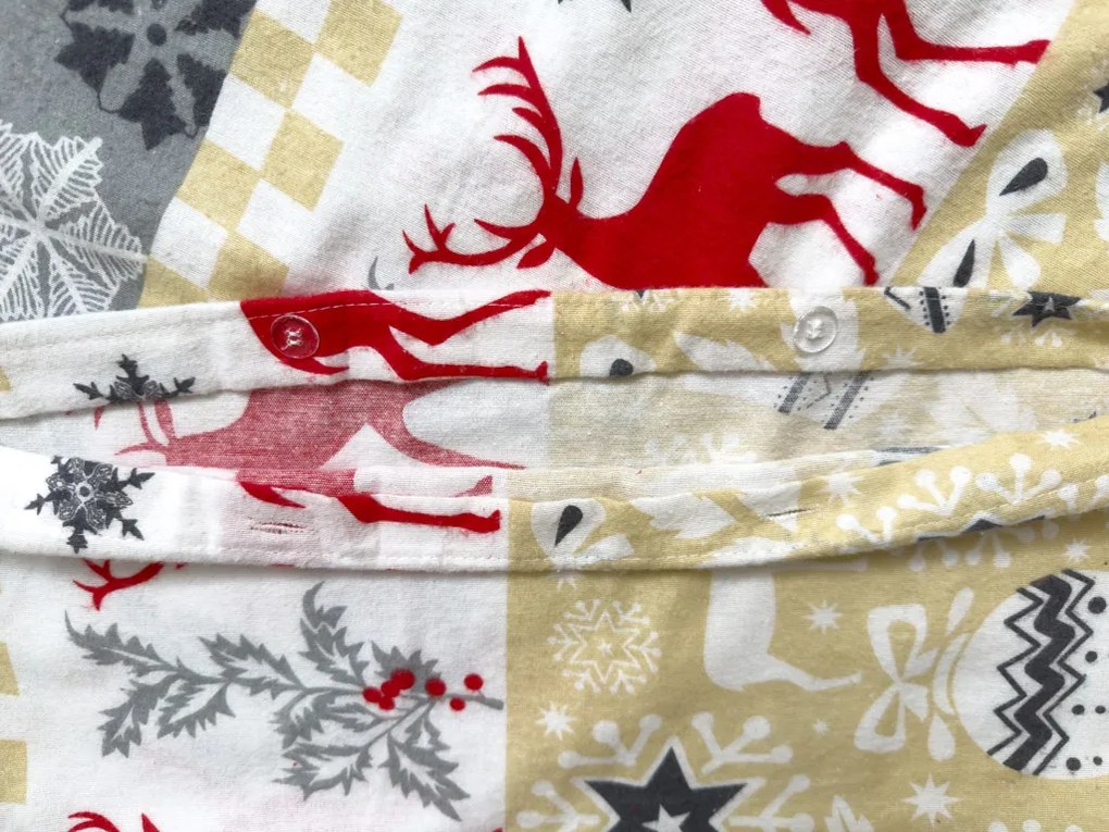 Lenjerie de pat din flanel CHRISTMAS TIME colorata Dimensiune lenjerie de pat: 70 x 90 cm | 140 x 220 cm