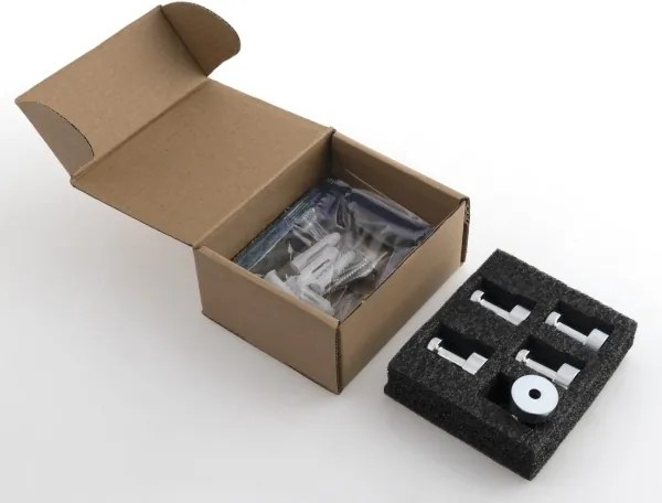 SET 5x cârlig de perete Aqualine SAMBA crom lucios