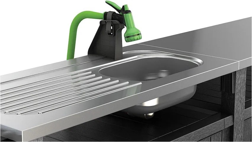 Bucătărie de grădină 237x52 cm Unity – Keter