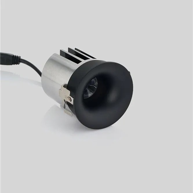 Mini Spot incastrabil LED 10W 4000K Sanco negru