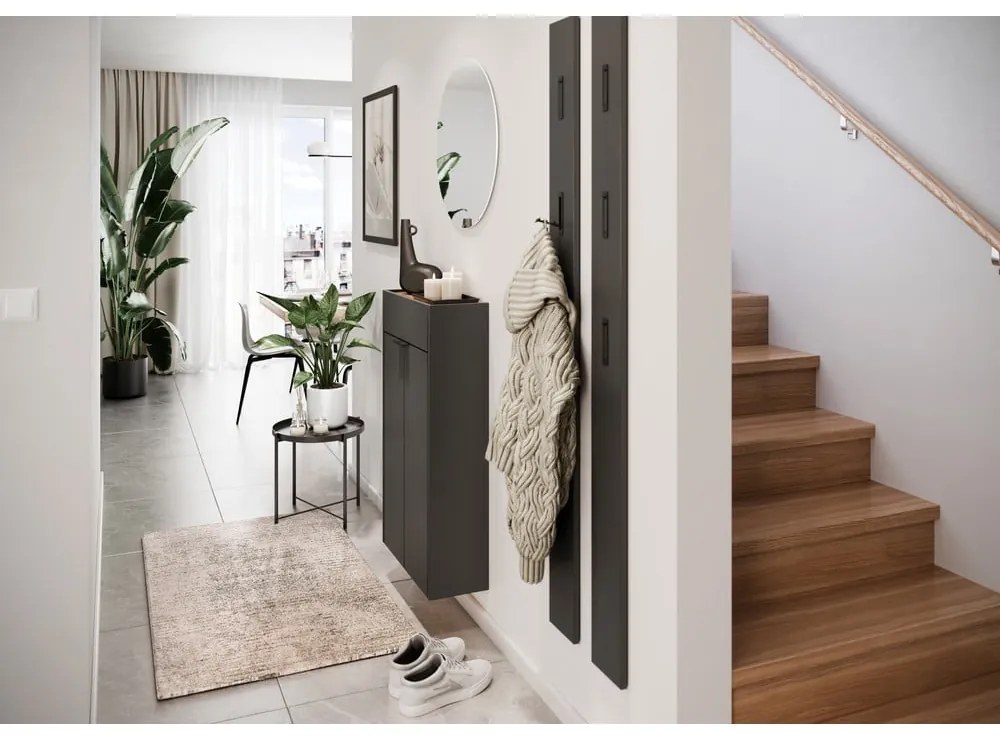 Dulap gri antracit 56x97x22 cm Ameca – Germania