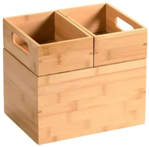 Set de cutii din bambus Kesper 58194 3 buc