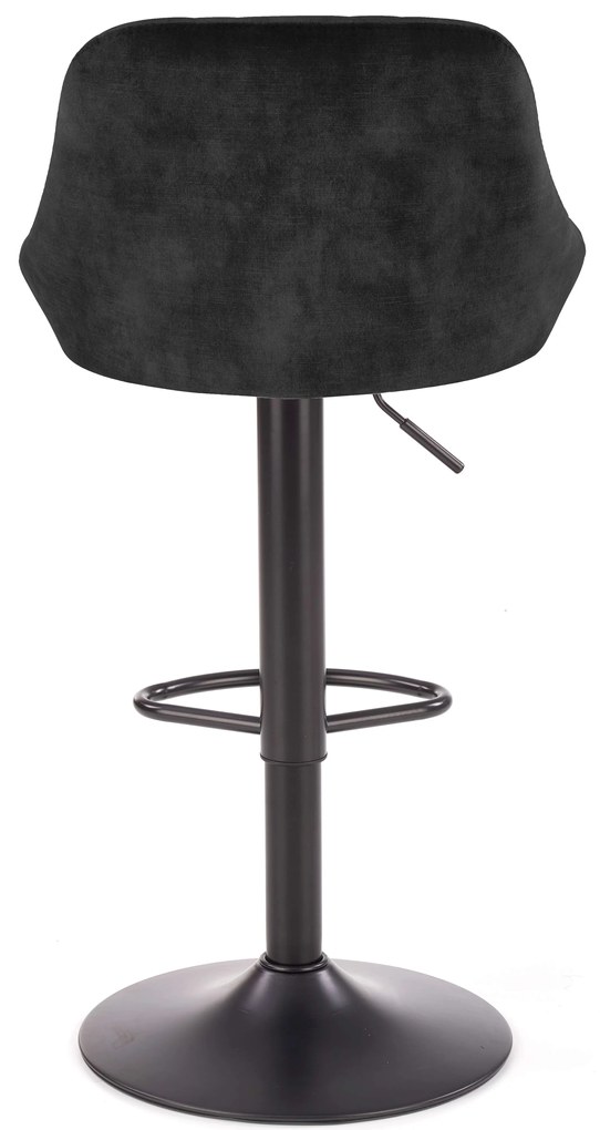 Scaun tip bar Henrietta (negru). 1039559