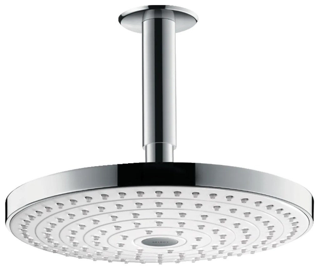 Hansgrohe Raindance cap de duș 24x24 cm rotund crom-alb 26467400