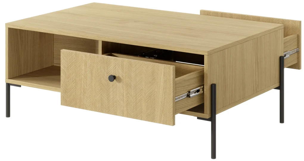 Masuta de cafea in decor stejar SCANDI 2S