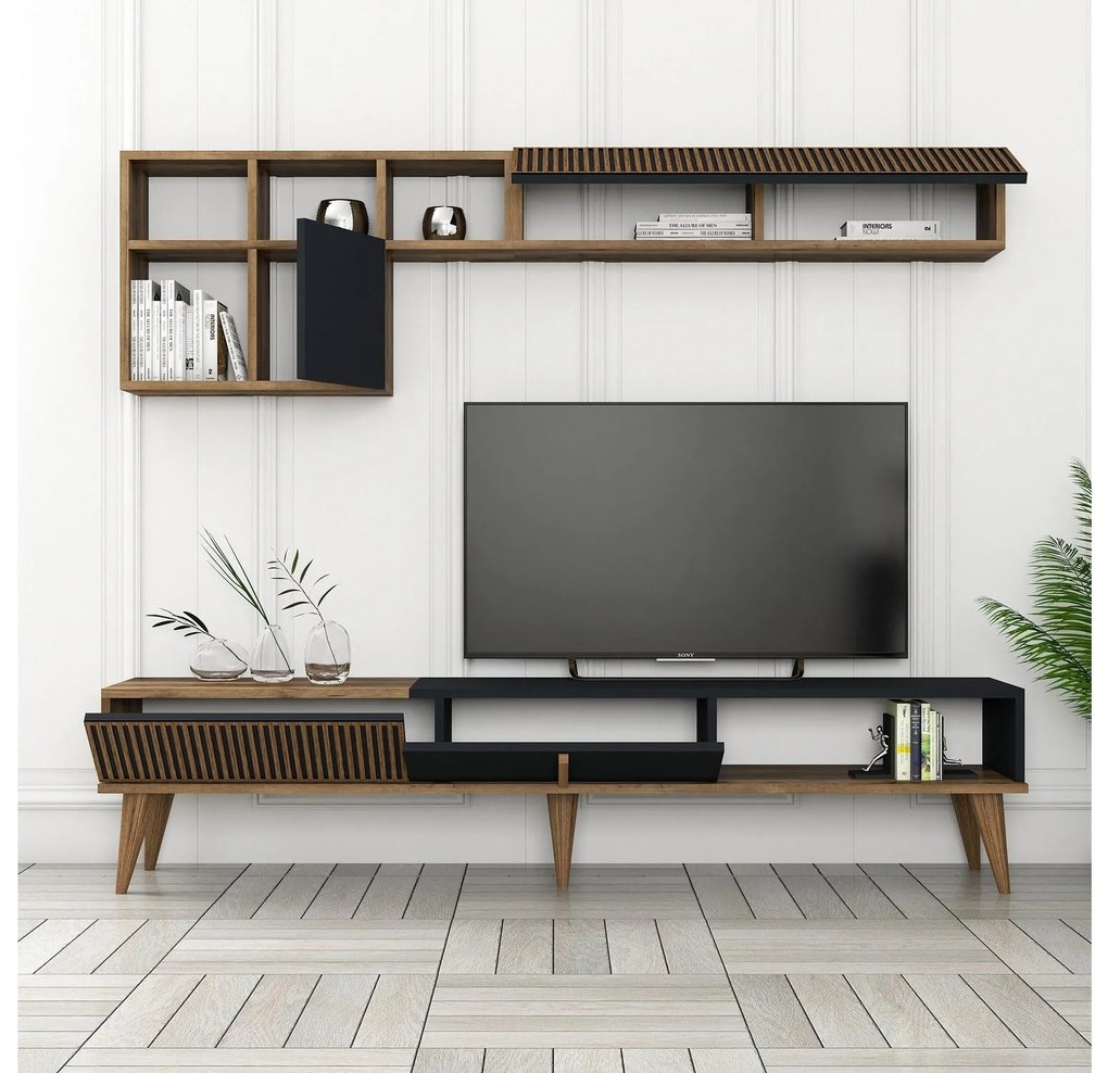Mobilier living Milhouse (Nuc + antracit). 1088803