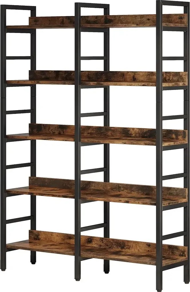 Biblioteca , stil industrial seria A-627,180x30x120 cm