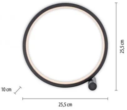 Lampă LED de masă JUST LIGHT. 15395-18 MINI RITUS LED/10,5W/230V negru