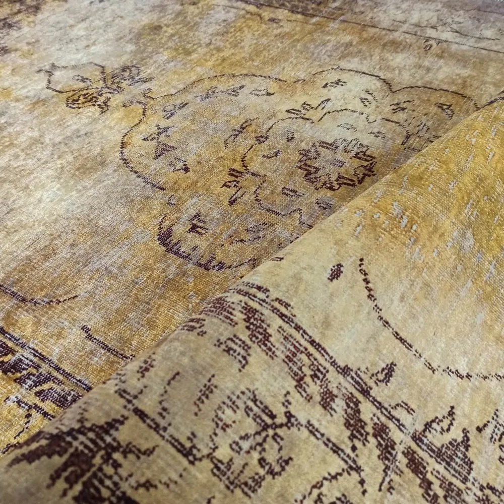 Covor auriu cu model oriental Lăţime: 180 cm | Lungime: 280 cm