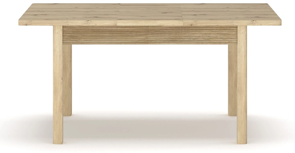 Masă de sufragerie extensibilă 120-160 cm Mindi (Stejar artisan). 1053055