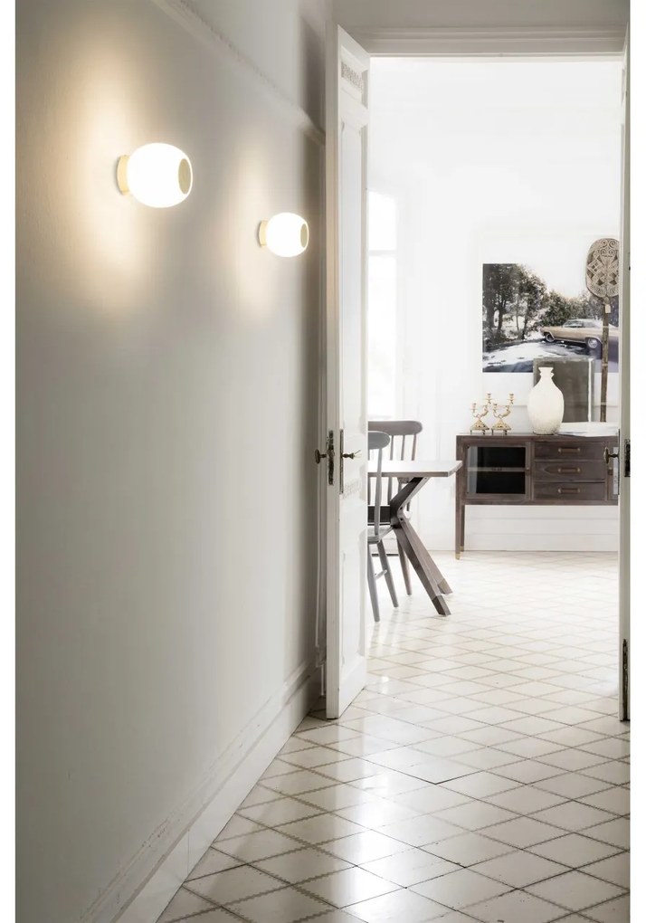 Aplica LED perete/tavan pentru baie IP44 MOY aurie