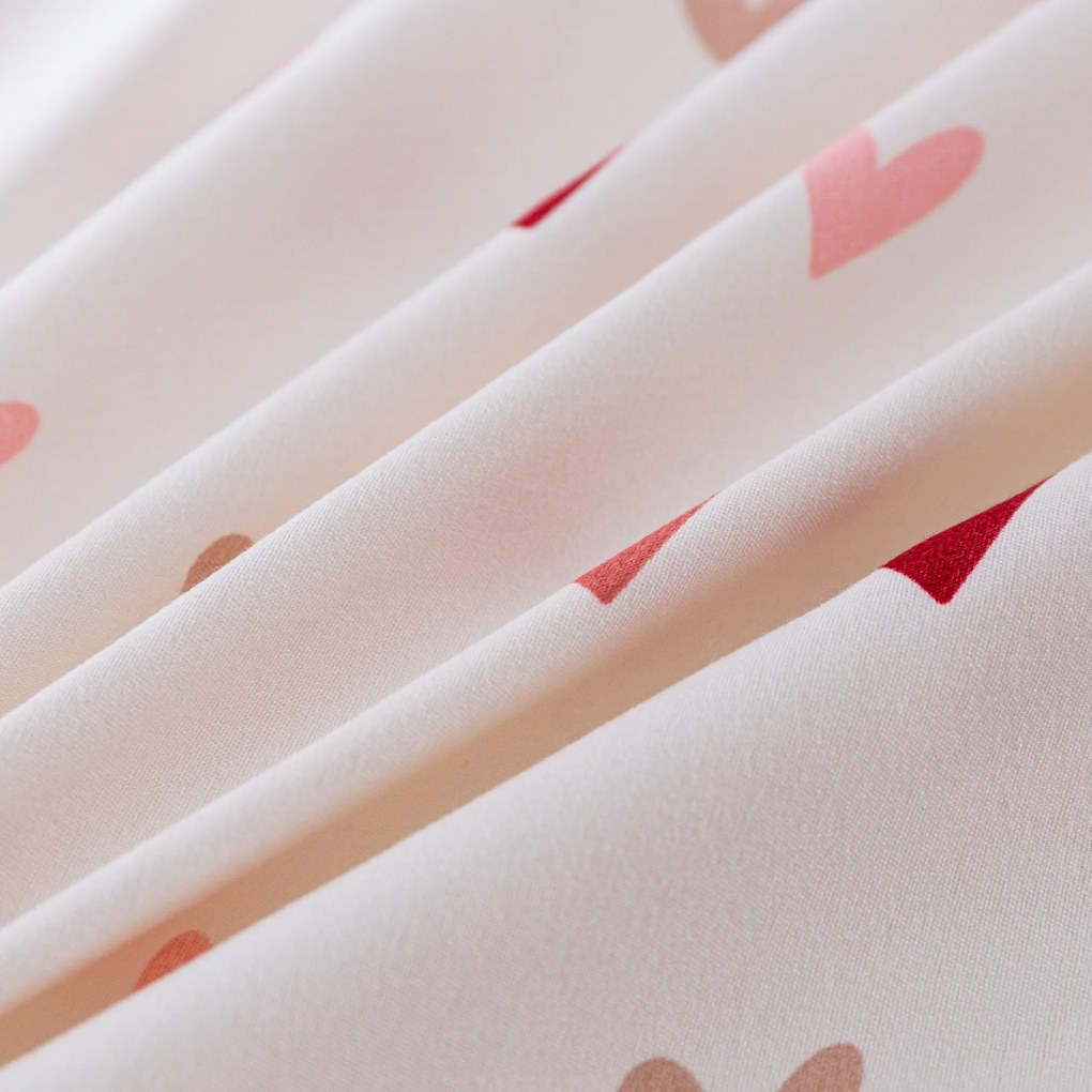 Lenjerie de pat din microfibra SOFHEARTS crem Dimensiune lenjerie de pat: 70 x 90 cm | 140 x 220 cm