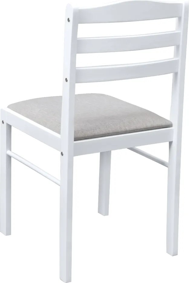 Set de sufragerie 1+4, alb/gri bej, SOMIN