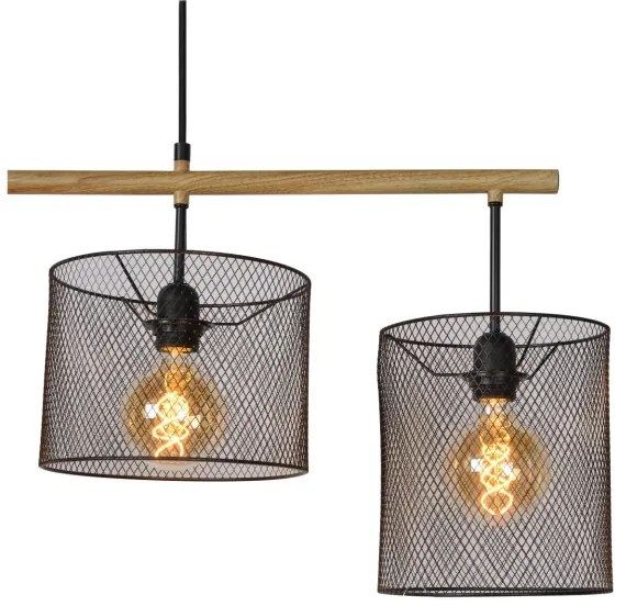 Lucide 45459/04/30 - Lustră pe cablu BASKETT 4xE27/60W/230V