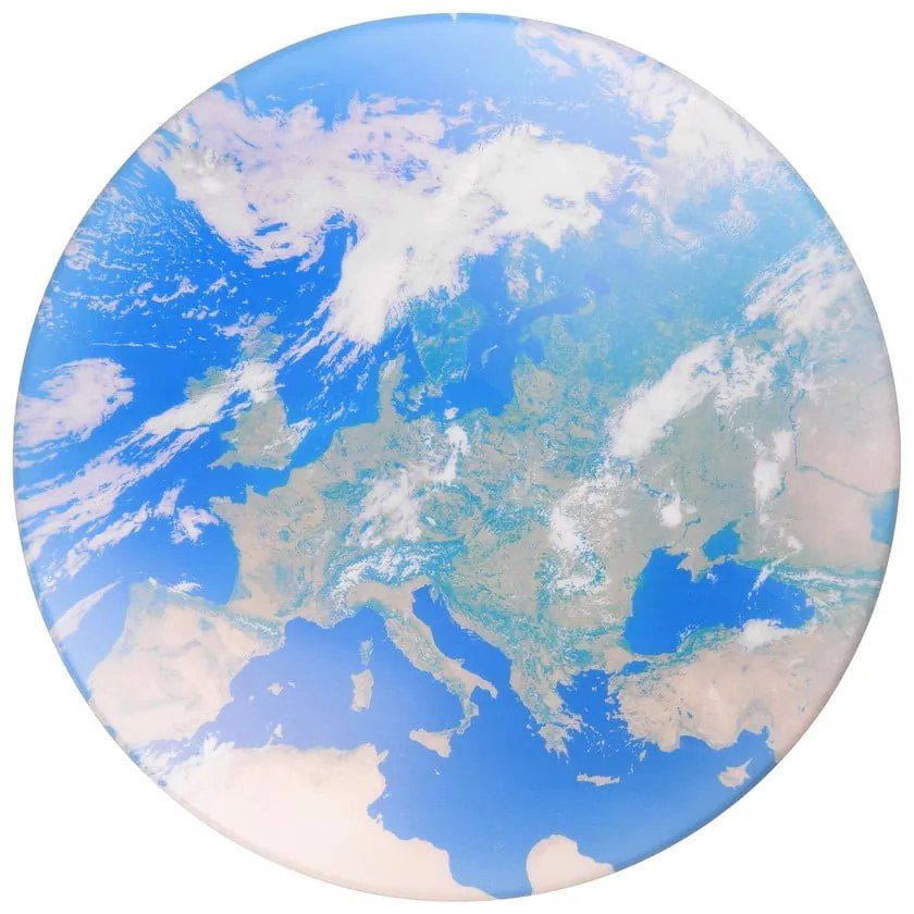 Plafonieră pentru copii albastră LED ø 37 cm Terra – Trio