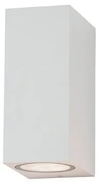 Aplica de perete pentru iluminat exterior, up/down, IP54 Vision alb