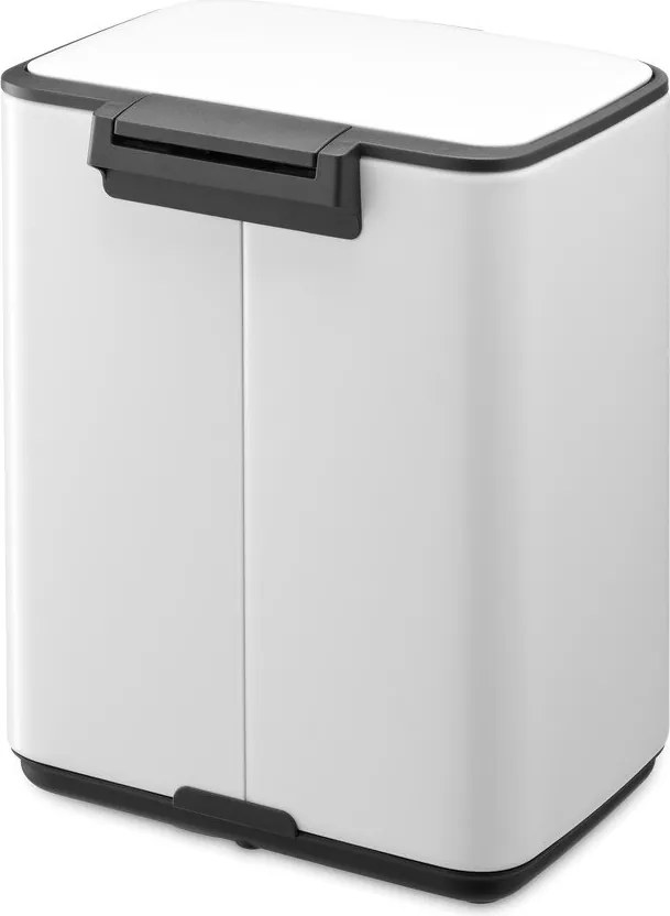 Coș de gunoi alb cu pedală din oțel 7 l Bo – Brabantia