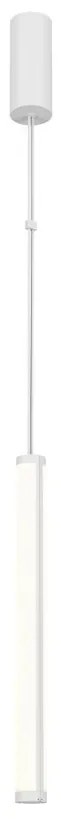 Lustra LED, pendul design modern Supersymmetry alb 88,6cm