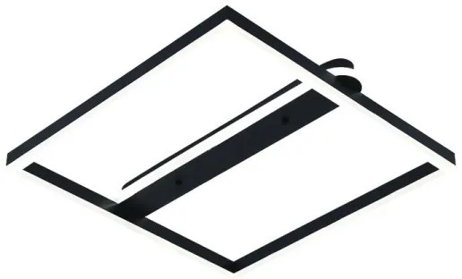 Plafonieră LED dimabilă, 60 W, 230 V, 3000–6500 K, cu telecomandă