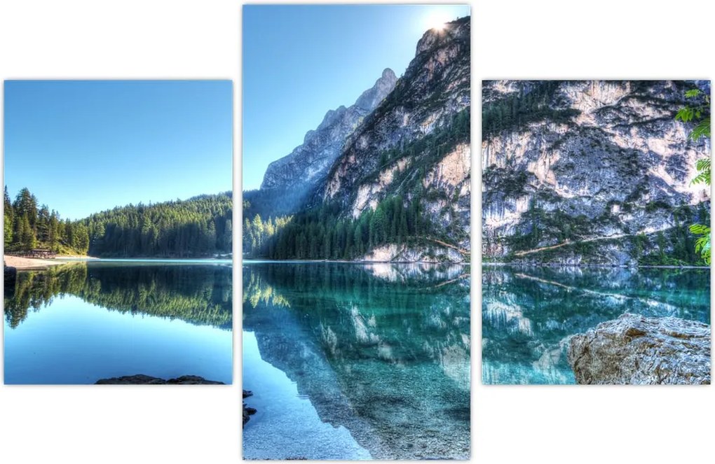 Tablou - Lac montan (90x60 cm)