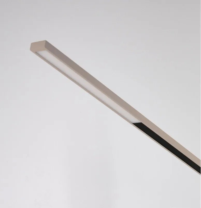 Lampa LED de podea stil minimalist ONTARIO bej DIMM SWITCH