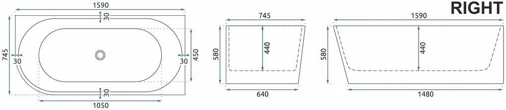 Cada SYDNEY BELLANTO RIGHT 160cm