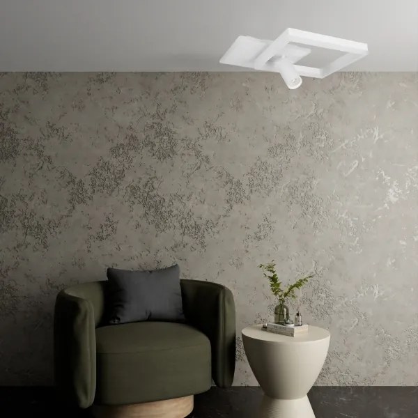 Plafonieră LED/38W/230V + 1xGU10/30W albă