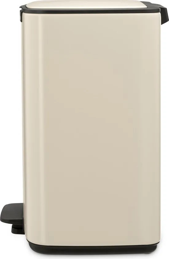 Coș de gunoi bej cu pedală din oțel 12 l Bo – Brabantia