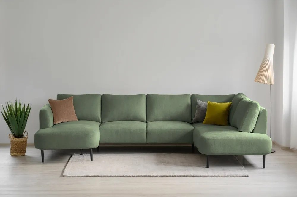 Colțar verde (cu colț pe partea dreaptă/în formă de "U") Hero – Scandic