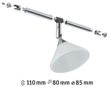 Paulmann 94138 - Spot COLMAR pentru sistem cu cablu 12V, 1xGU4/10W, crom