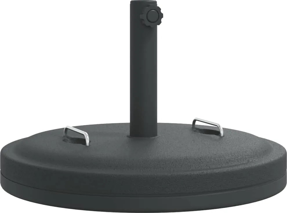 vidaXL Suport umbrelă pentru stâlpi Ø38 / 48 mm, 25 kg, rotund