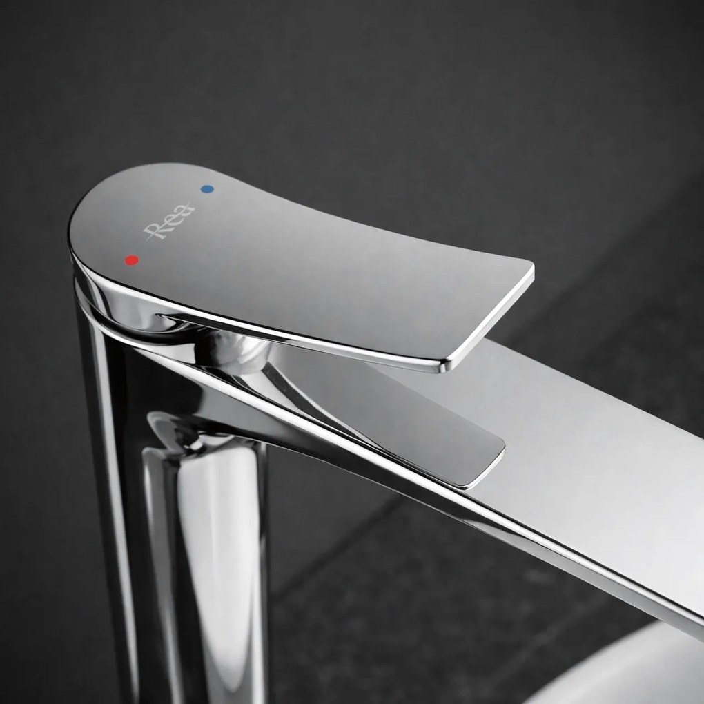 Baterie pentru baie PREMIUM Rea Vision Chrome High