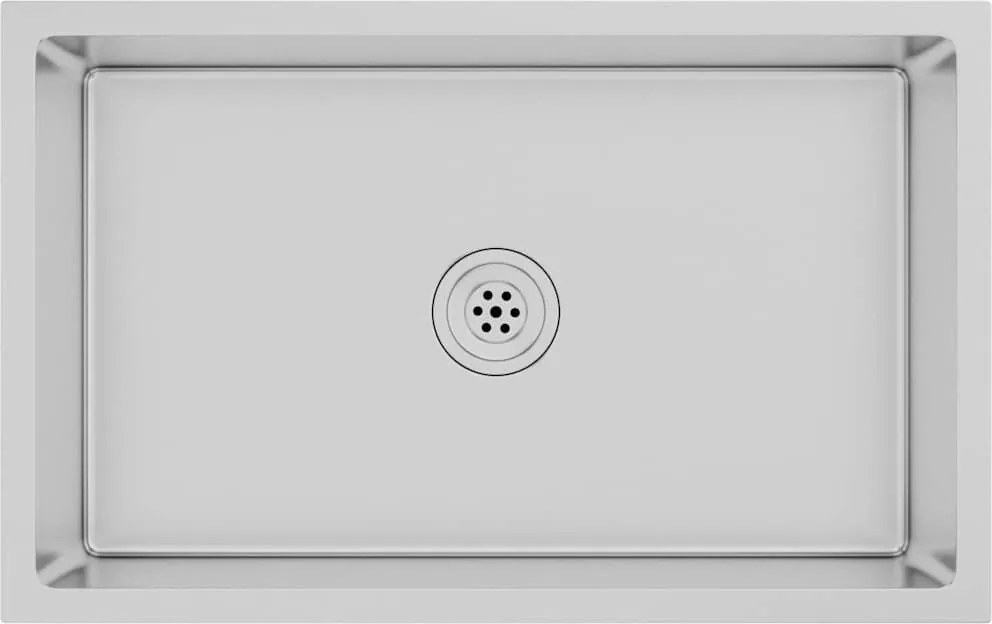 vidaXL Chiuvetă de bucătărie lucrată manual, oțel inoxidabil