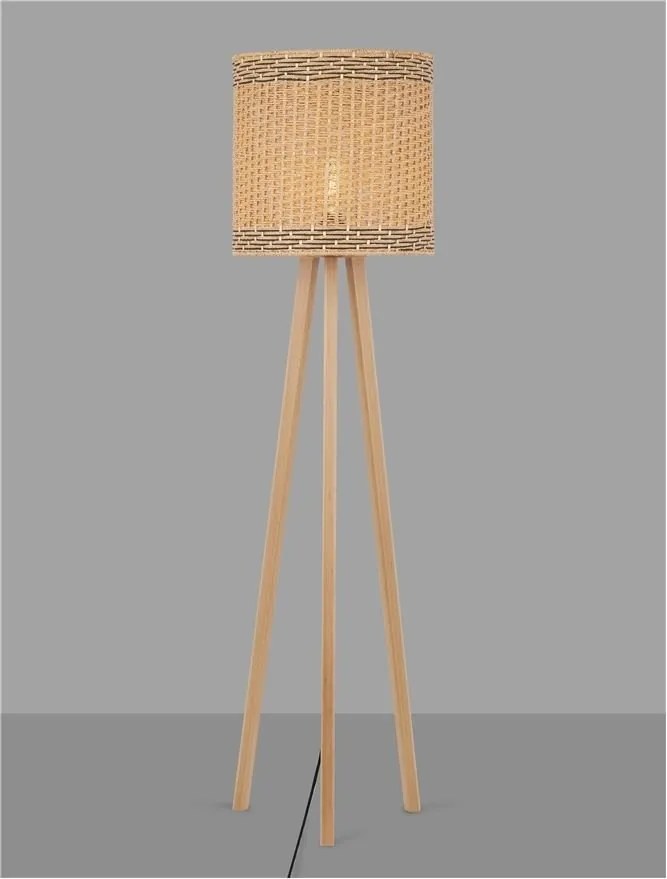 Lampa de podea boho style design natural PLETTE