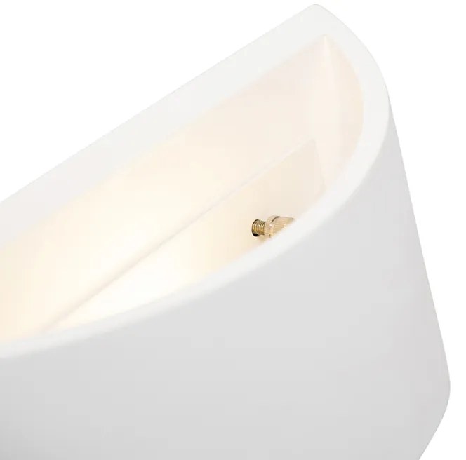 Aplică modernă albă 20 cm - Tum