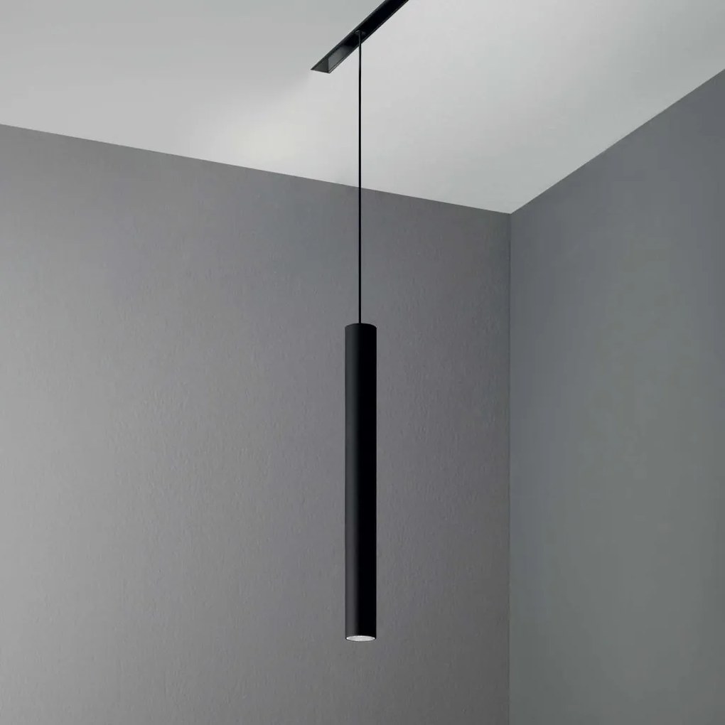 Pendul LED, accesoriu pentru sina magnetica Ego negru 12w 3000k on-off