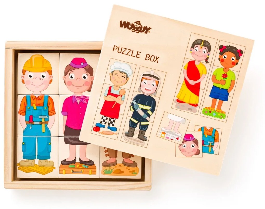 Puzzle Woody Oameni și profesii