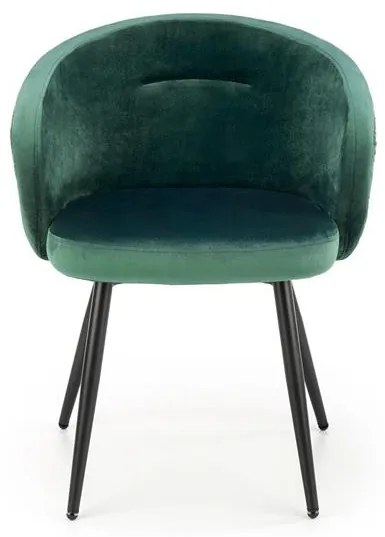 Set 6 scaune K430 velvet verde