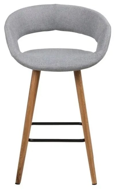 Scaune de bar gri 2 buc. 88,5 cm Gill – Actona