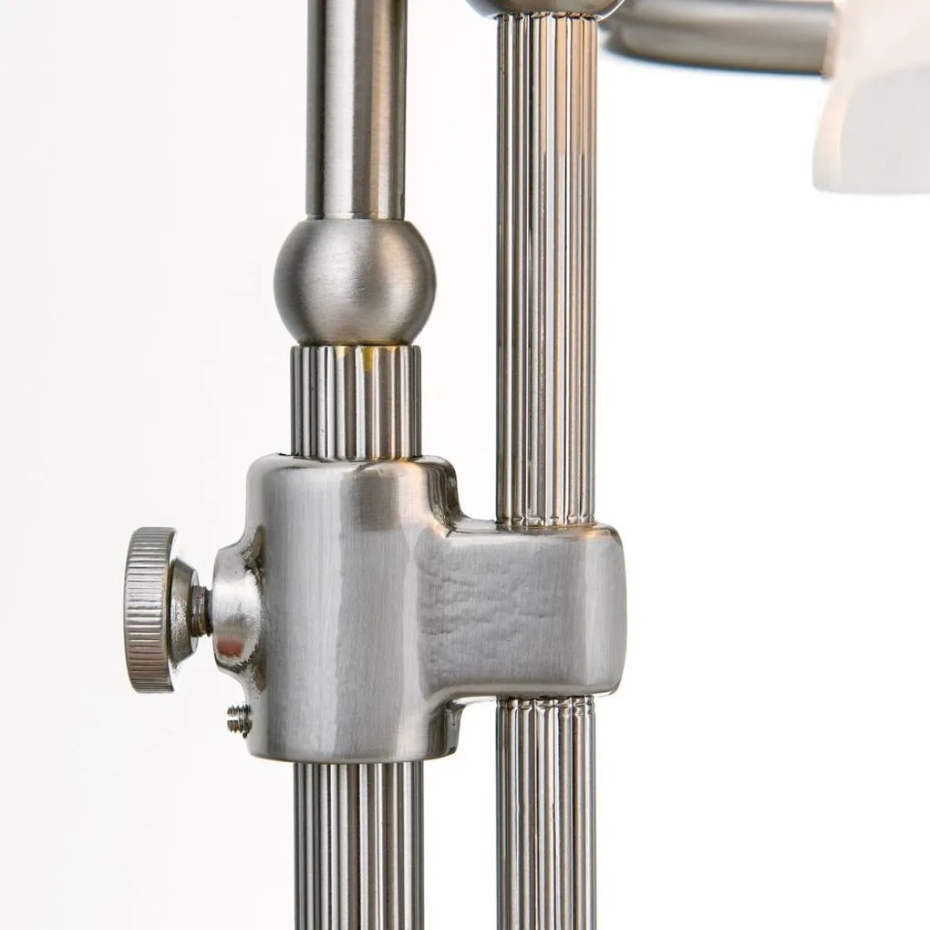 Veioza/Lampa de masa stil clasic HARVARD satin/alb